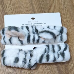 Kids Zebra Print Headband Set